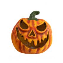 Zucca luminosa spaventosa 33 cm - Colore Arancione