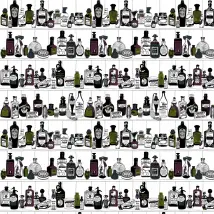 Dupenny Wallpaper Potions (Colour) - 10m POTIONS COLOUR