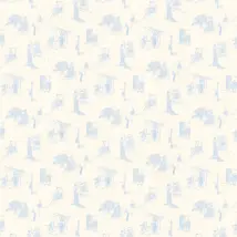 Barneby Gates Wallpaper Promenade Wedgwood Blue BG0200201