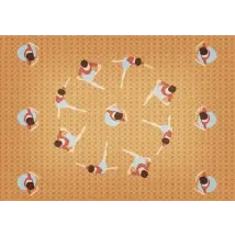 Coordonne Mural Let's Dance Ballerinas 4500061N