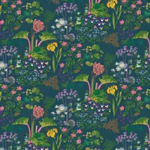 Boråstapeter Wallpaper Rabarber 1791