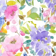 bluebellgray Mural Wisteria Garden (Set of 3 Panels) WL007
