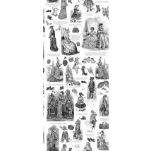 Graduate Collection Wallpaper Fashionista CC1FASWALBLA