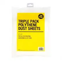 Albany Carpet protector Rodo Poly Dust Sheet pack 3JTJDS3P NQ3115