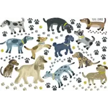 Villa Nova Sticker Walkies Wall Stickers W590/01