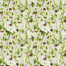 Isabelle Boxall Wallpaper White Lilac IB5000