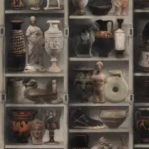 Mind the Gap Mural Greek Pottery WP20417