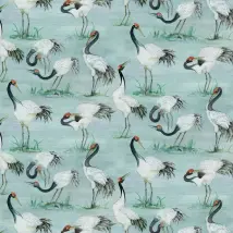 Osborne & Little Wallpaper Cranes W7456-02