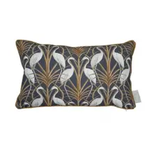 The Chateau by Angel Strawbridge Cushion Nouveau Heron Rectangle Cushion NOH/NAV/03050PI