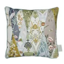 The Chateau by Angel Strawbridge Cushion Nouveau Wallpaper Cushion NOW/MUL/04343PI