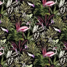 Graham & Brown Wallpaper Midnight Tropic 112193