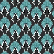 Graduate Collection Wallpaper Showgirls  MS1SGWALBLU