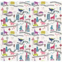 Prestigious Fabric Dino City 8712/546