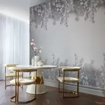 1838 Wallcoverings Mural Trailing Magnolia Mural 2109-158-01