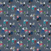 Graduate Collection Wallpaper Swing Time AH1SWINGBLUE