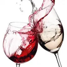 Anaglypta Mural Wine Glasses Set of 4 panels 5425-4