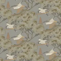 Mulberry Home Wallpaper Grand Flying Ducks FG102.A116.0
