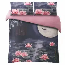 The Chateau by Angel Strawbridge Duvet cover The Moonlit Lily Garden Duvet Set MOO/DUS/KINBS