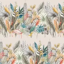 Ohpopsi Wallpaper Urban Tropic CEP50109W