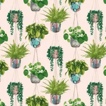 Ohpopsi Wallpaper Houseplant GRA50110W