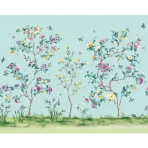 Origin Murals Mural Oriental Flower Tree Medium  MUR191M