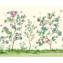 Origin Murals Mural Oriental Flower Tree Medium  MUR194M