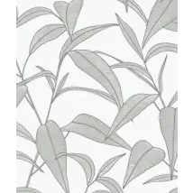 NextWall Wallpaper Pinstripe Leaf Trail NW51808