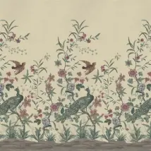 Designers Guild Mural Peacock Toile Scene 1 PJD6013/03