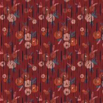 Tres Tintas Wallpaper Broken Poppies PL5004-1