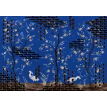 Tres Tintas Mural Tetris Chinoiserie Mural M5004-2