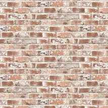 Woodchip & Magnolia Wallpaper Wayoh Brick WM-303R