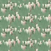 Woodchip & Magnolia Wallpaper Wisteria Botanical WM-333R