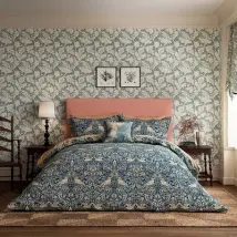 Morris Duvet cover Bird Duvet Cover Set QCSBRDB3WEB