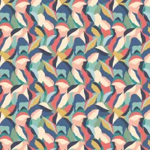 Hoopla Walls Wallpaper Leafy Patchwork HWA1155W