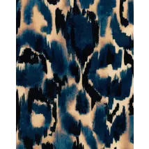 Mind the Gap Fabric Blu Selvaggio Velvet FB00132
