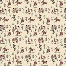 Poodle & Blonde Wallpaper Cliftonville Cowgirls WLP-05-CC-LA