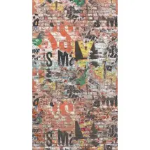 Grandeco Mural Graffiti Wall Mural ML3801