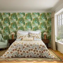 Sanderson Duvet cover Anaar bedding set  QCSCTNB8GRE
