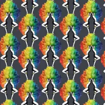 Graduate Collection Wallpaper Showgirls MS1SHOWRAINBLACK