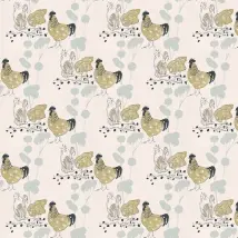 Belynda Sharples Wallpaper Chickens AOW-CHI-06