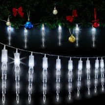 Monzana lichtketting Kerstmis ijspegel 10 LED's 6,2m