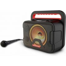 Motorola Sound Draadloze Speaker - ROKR 810 - 40 Watt - Zwart - Bluetooth 5.0 - LED - Karaoke Microfoon - Waterproof