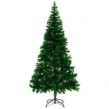 Casaria Künstlicher Weihnachtsbaum - Weihnachtsbaum - 180cm mit Weihnachtsbeleuchtung
