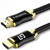 LifeGoods HDMI 2.0 Kabel - 10M - 18Gbps - 4K (60Hz) - Schwarz