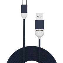 Celly Pantone - USB-Kabel Typ-C, 1,5 Meter, Blau - Gummi