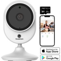 Housetrack Überwachungskamera 1080P - IP Sicherheitskamera mit App - Wifi Sicherheitskamera - Smart Home - Kamera Sicherheit im Innenbereich