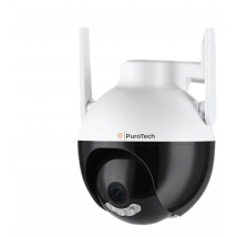 PuroTech Dome-Sicherheitskamera - Wifi Smart Wasserdicht IP66 - 4MP Extra scharfes Bild - 360° dreh- und schwenkbar - Nachtsicht - Wireless Internet - mit Rekorder