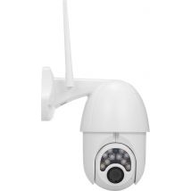 PuroTech Sicherheitskamera - Wifi Smart - Wasserdicht IP66 - IP-Kamera - Dreh- und schwenkbar - Außenbereich - Verkabelt - Full HD 1080P - Nachtsicht - Wireless Internet - Mit Rekorder