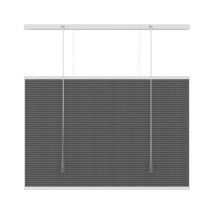 GAMMA Plissee-Vorhang - Transluzent - Anthrazit - B160 x H180 cm