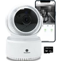 Housetrack Überwachungskamera - IP-Kamera - Innenraumkamera - HD-Kamera - 360° Home Security Camera